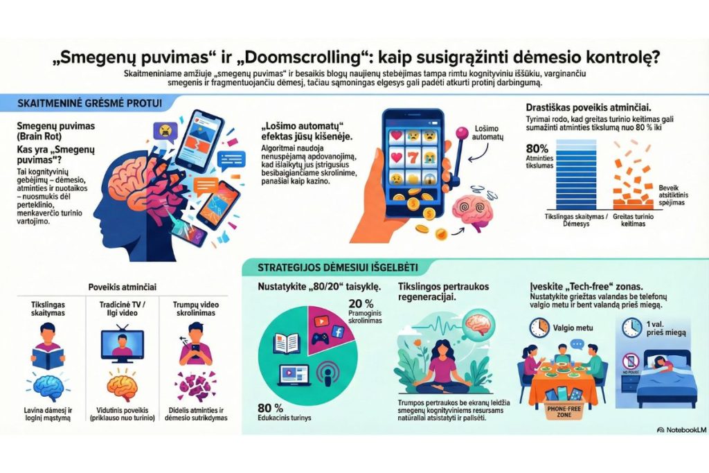 Smegenų puvėsis (Brain Rot): kodėl jūsų dėmesio laukas traukiasi? 5. 4-asis akcentas: smegenų puvėsio etimologija – nuo Thoreau iki Gen Alpha