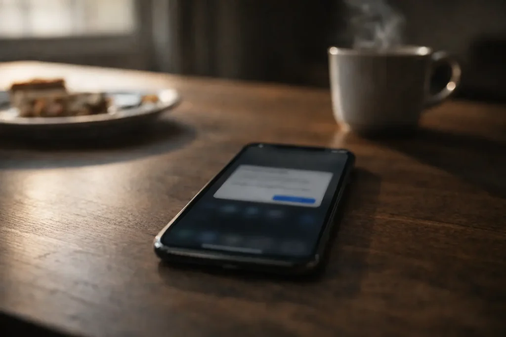 Mobiliojo telefono sistemos atnaujinimo pranešimas po kritinių saugumo spragų atradimo